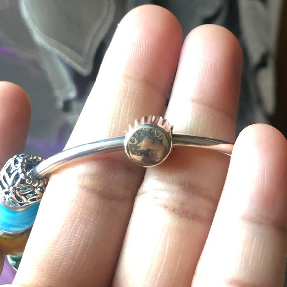 Authentic Pandora Bangle Bracelet w/ 13 Charms Jewelry - Picture 11 of 11